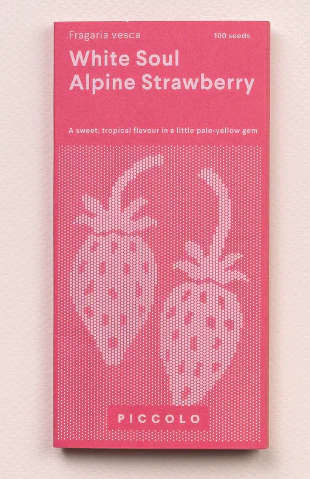 Seed Collection: White Soul Alpine Strawberry