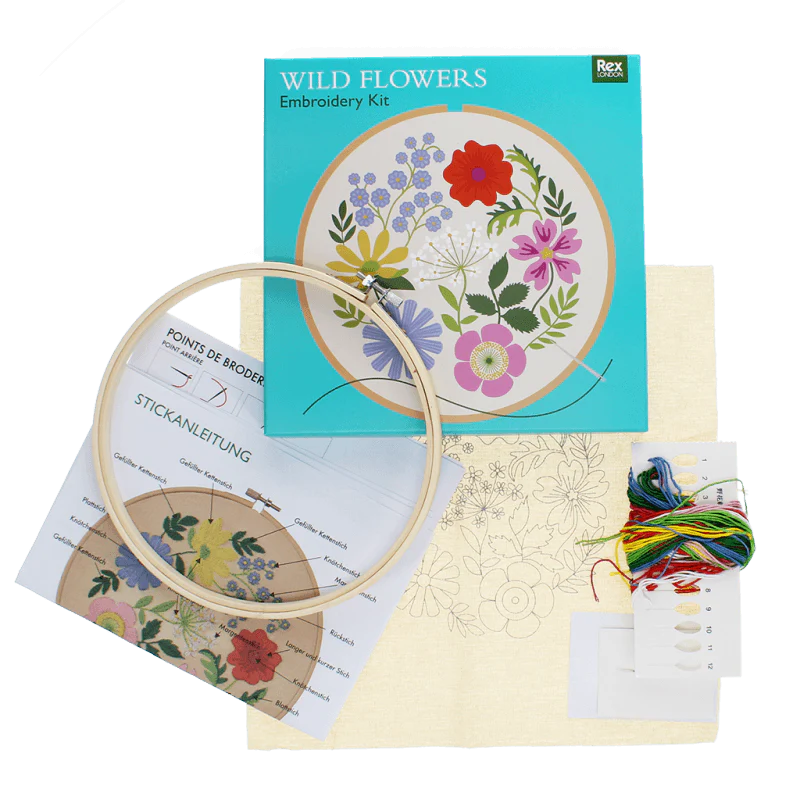 Wild Flower Embroidery Kit - Image 2