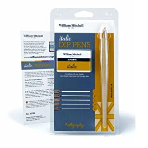 William Mitchell Italic Dip Pen Set