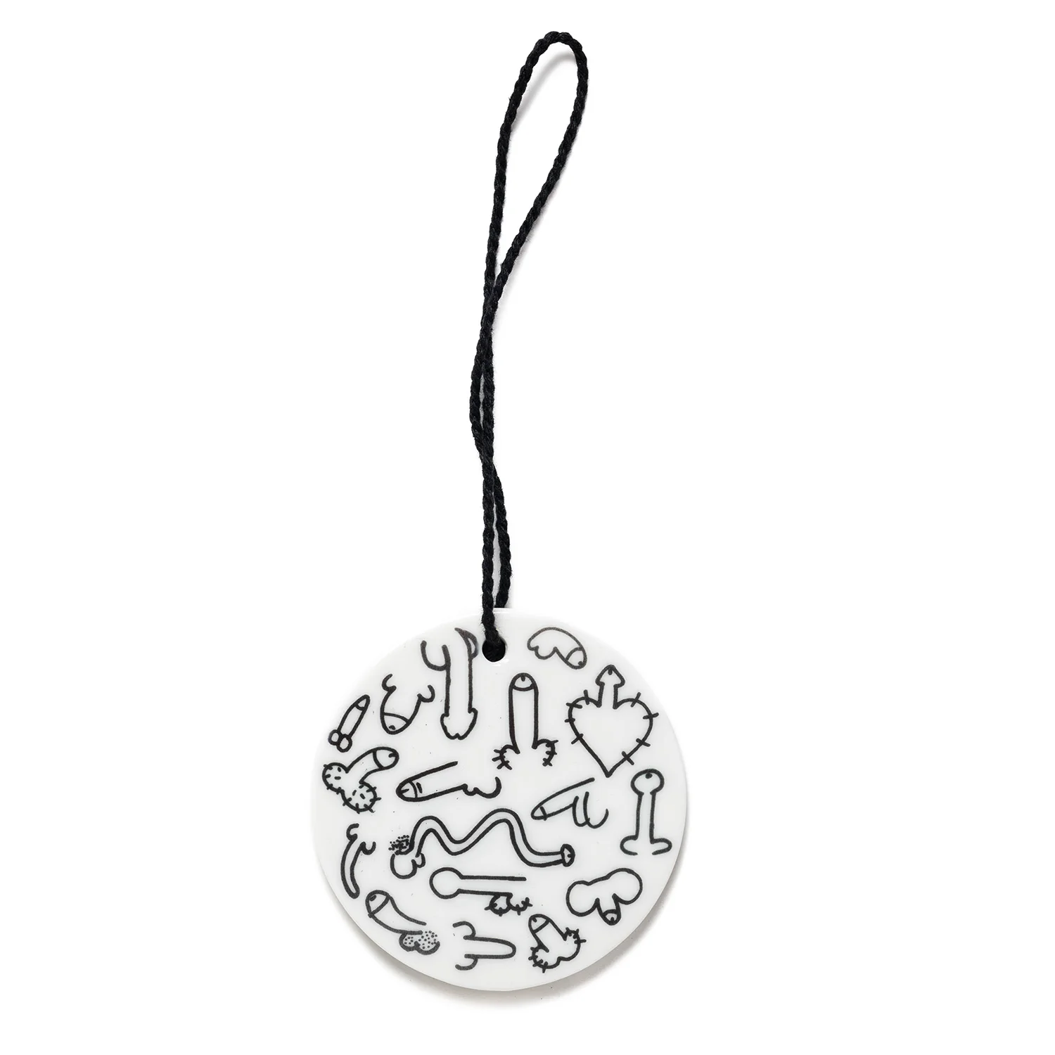 Willy Ceramic Round Bauble