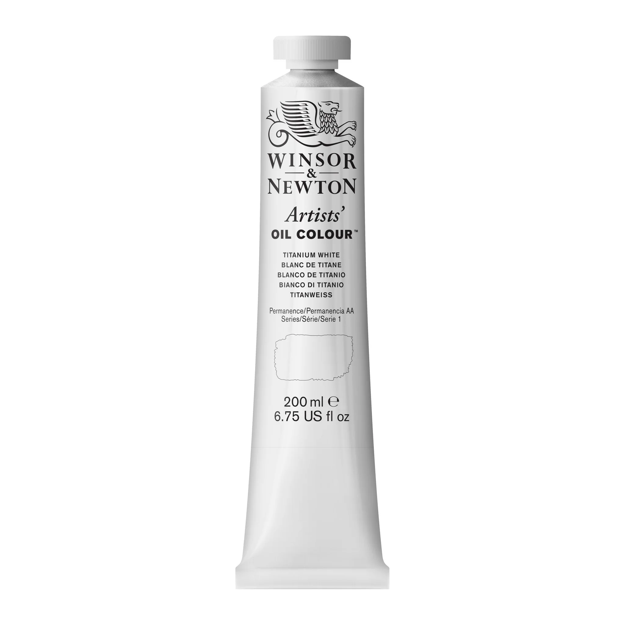 W&N Artists' Oil Colour Paint 200ml Titanium White