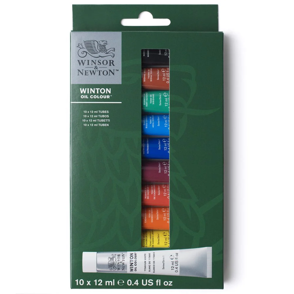 W&N Winton Oil Colour Set 10 x 12ml