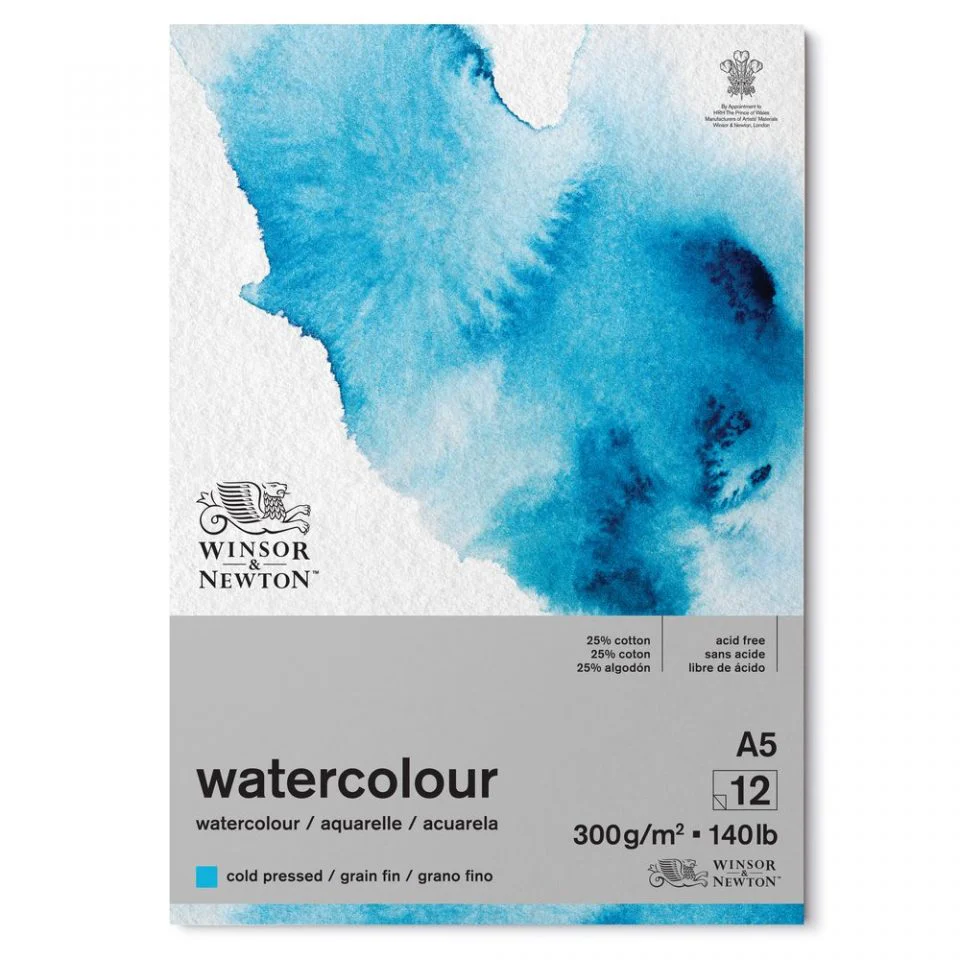 W&N Watercolour Pad Glue Bound A5 CP