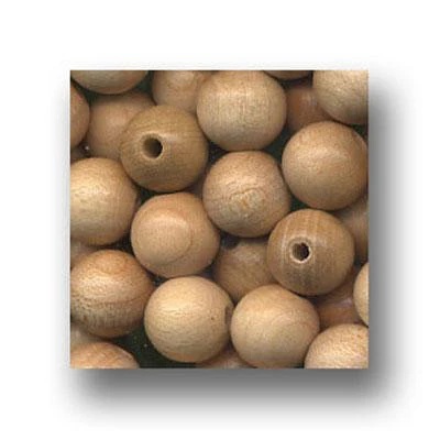 Wood Beads 10mm Round 100 Pack - Image 3