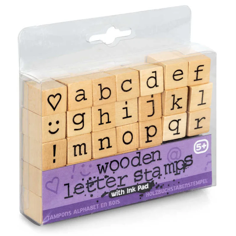Wooden Letter Stamps