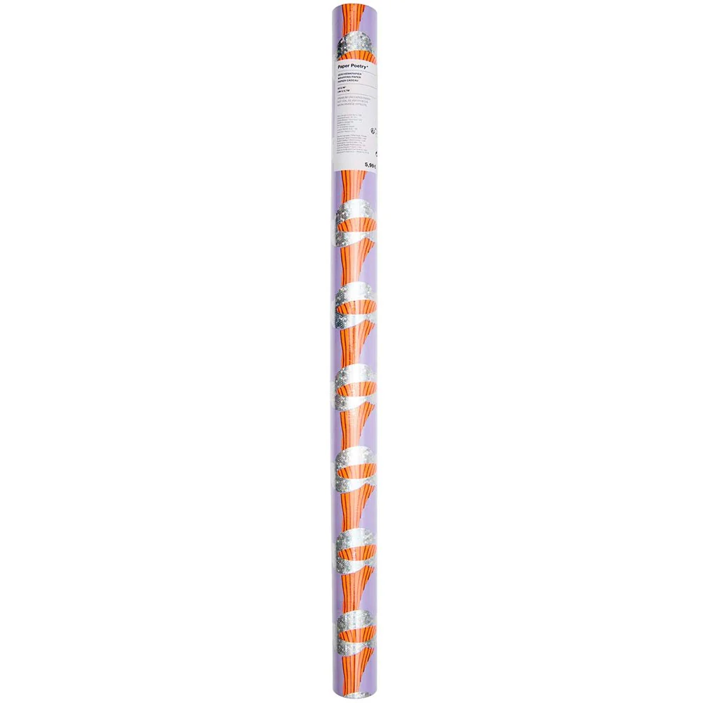 Paper Poetry Wrapping Paper Chanterelles Lilac