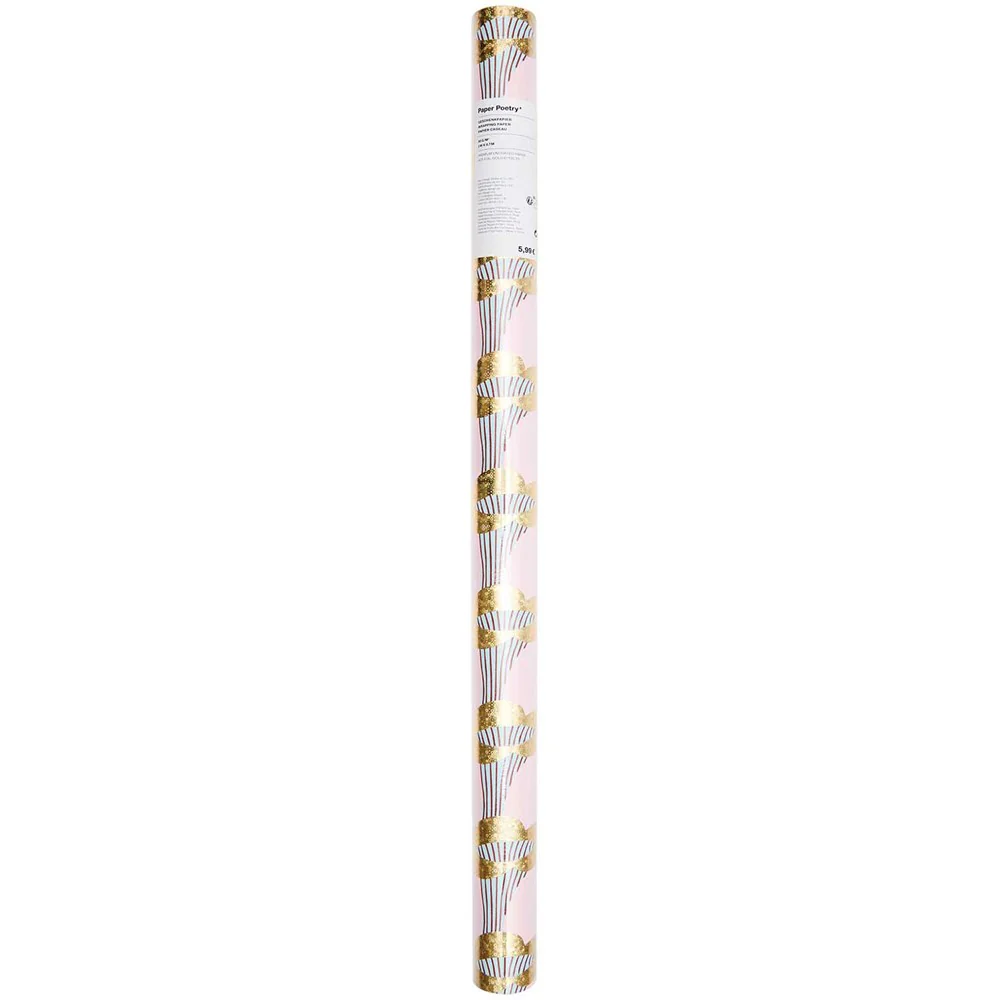 Paper Poetry Wrapping Paper Chanterelles Rose