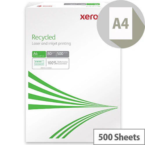 Xerox Recycled 80g pack of 500 sheets - Image 2