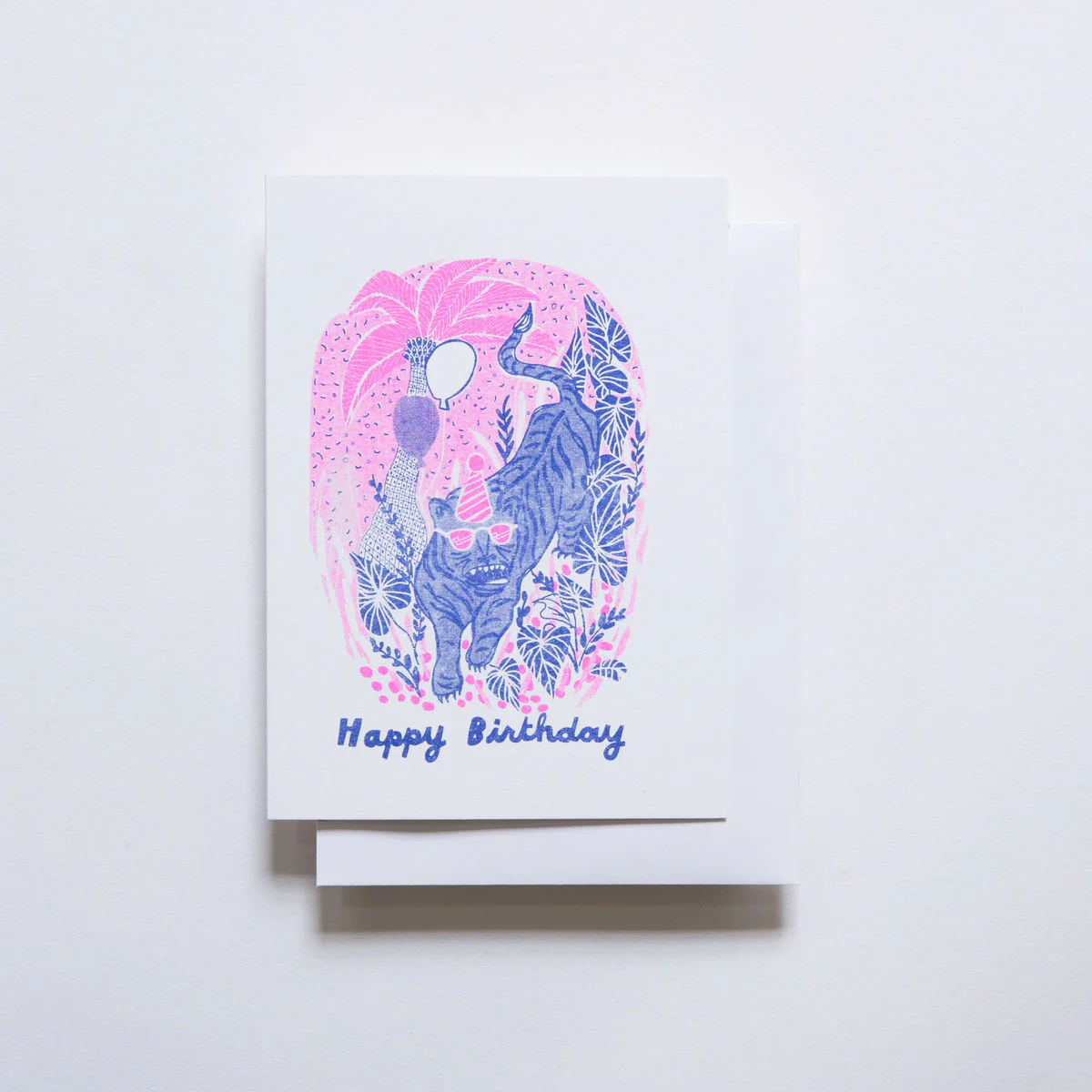 YOW: Riso Card - Tiger Birthday