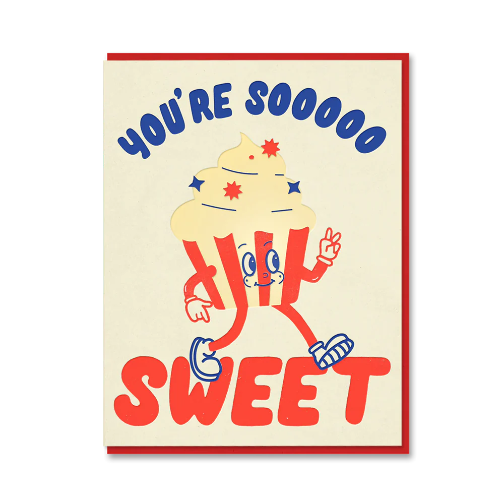 You're So Sweet Cupcake Card
