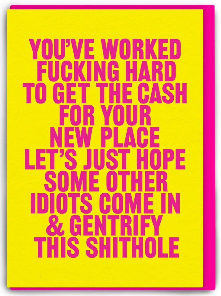Real Hackney Dave Card – You've Worked Hard...