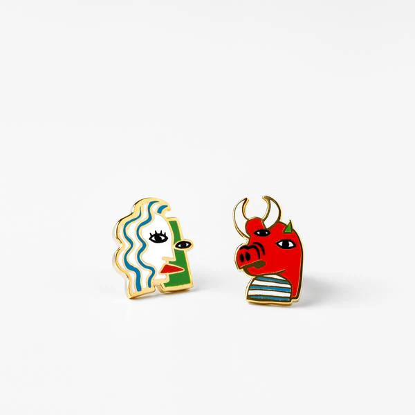 YOW: Earrings - Cubist