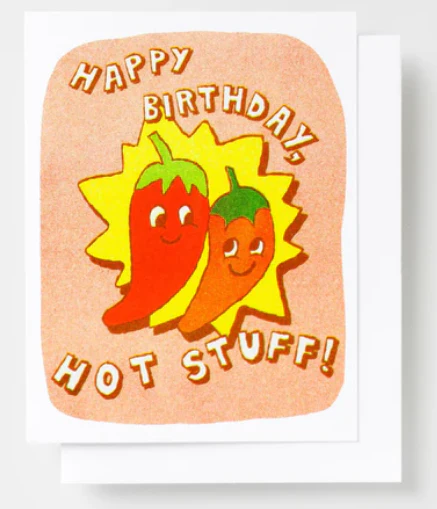 YOW: Riso Card - Hot Stuff Hot Peppers