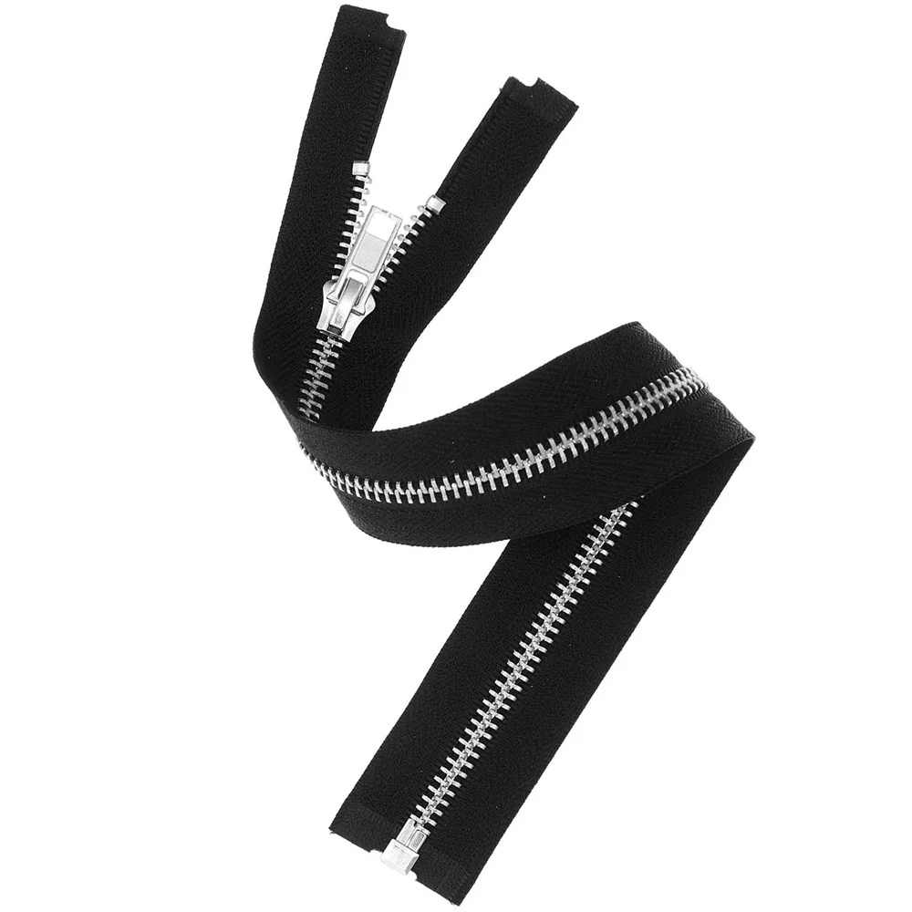 Rico Silver Zip Black 30cm x 5mm